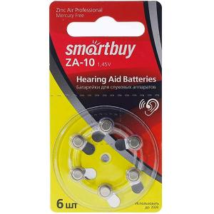 Батарейка Smartbuy ZA10 PR70 для слуховых апп BL1/6