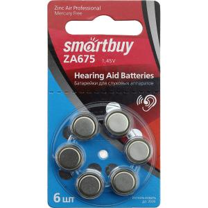 Батарейка Smartbuy ZA675 PR44 для слуховых апп BL1/6