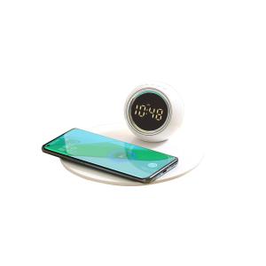 Беспроводная зарядка K22Tclock, ночник, часы