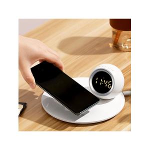 Беспроводная зарядка K22Tclock, ночник, часы