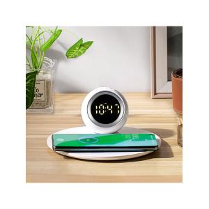 Беспроводная зарядка K22Tclock, ночник, часы