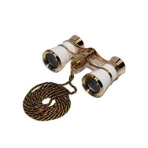 Бинокль 3Х25 театральный, белый 