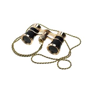 Бинокль 3Х25 театральный, черный, золотистый