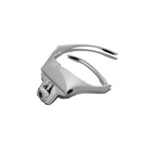 Бинокуляр монтажника 9892B2C 5 линз, белые с подсветкой, аккумулятор