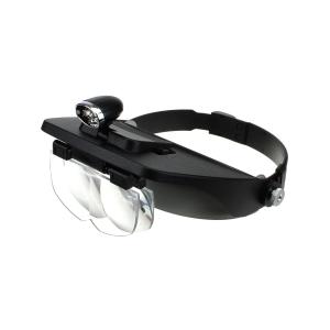 Бинокуляр монтажника MG81001 +4 линзы1.7/2/2.5/3.5Х, подсветка