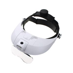 Бинокуляр монтажника MG81001-H + 5линз 1.0/1,5/2,0/2.5/3.5Х/подсветка 2свд