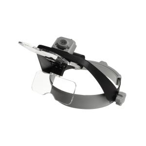 Бинокуляр монтажника MG81001 RD + 5линз 1.0/1,5/2,0/2.5/3.5Х/подсветка 5свд