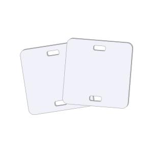 Бирка маркировочная кабельная У-134 55х55мм (уп.100шт) квадратная