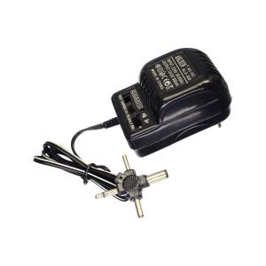 Блок питания 0.5А универсальный 1.5-12В 4 штекера 4*1,7/2,35*0,7/5,5*2,5/J3.5 ALX-308