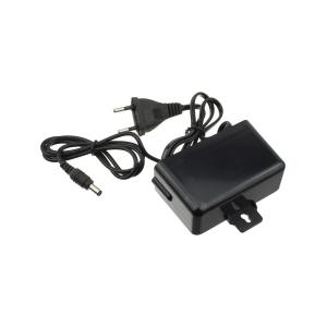 Блок питания 12В 1А импульсный 5.5х2.5, настольный, настенный с сетевым шнуром