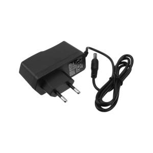 Блок питания 12В 1А импульсный штекер 5.5х2.5, евровилка, узкий корпус 