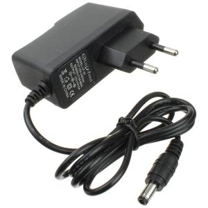 Блок питания 12В 2А импульсный штекер 5.5х2.5, евровилка, узкий корпус