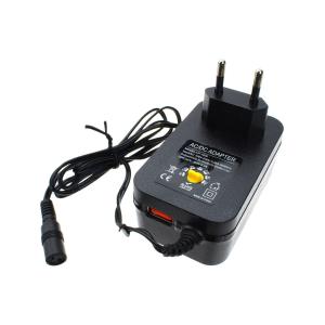 Блок питания 2.5А универсальный 3-12В, 6 насадок, USB 5В 2.1А