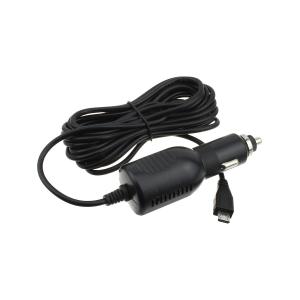Блок питания 5В 2А импульсный, со штекером прикуривателя microUSB для навигаторов, штекер прямой