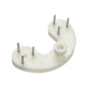 Часы DS-6650 будильник, температура, пульт, белые, зеленые цифры