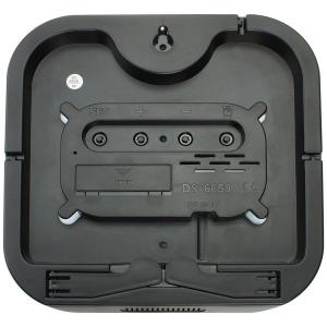 Часы DS-6650 будильник, температура, пульт, белые, зеленые цифры