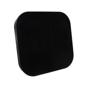 Часы DS-6650 будильник, температура, пульт, желтые, белые цифры