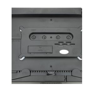 Часы DS-6652 будильник, температура, пульт, желтые, белые цифры