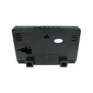 Часы GH0722 синие, белые цифры, термометр, будильник