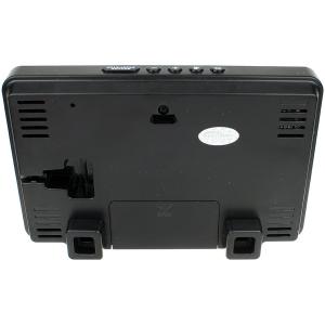 Часы GH0722 синие, белые цифры, термометр, будильник