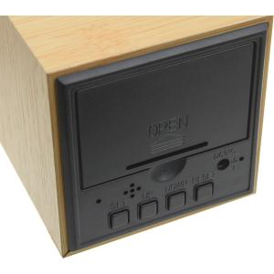 Часы настольные электронные VST-869 бежевый, синий дисплей