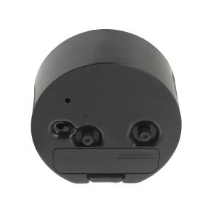 Часы настольные кварцевые VBN-359 Vepsmann, черный корпус, белый циферблат