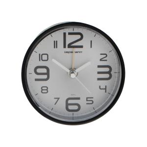 Часы настольные кварцевые VBN-359 Vepsmann, черный корпус, белый циферблат