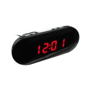 Часы настольные VST-715-1 1 дисплей красный, будильник
