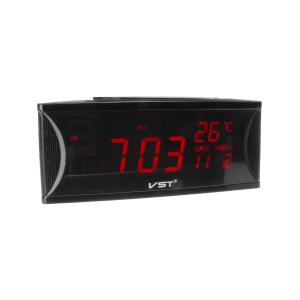 Часы VST-719W-1 1 дисплей Красный 220 будильник, календарь, термометр