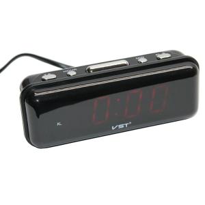 Часы VST-738-1 1 дисплей Красный 220 будильник
