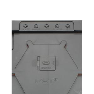 Часы VST-916Y будильник, температура, пульт, зеленые, синие цифры