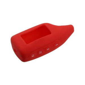 Чехол совместим с брелоком Sher-khan Magicar 5 силиконовый, красный