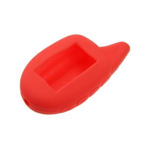 Чехол совместим с брелоком Sher-khan Magicar 7 силиконовый, красный