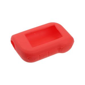 Чехол совместим с брелоком Starline A93 силиконовый, красный