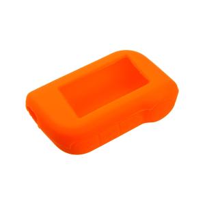 Чехол совместим с брелоком Starline A93 силиконовый, оранжевый