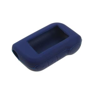 Чехол совместим с брелоком Starline A93 силиконовый, темно-синий