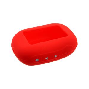 Чехол совместим с брелоком Starline B92 силиконовый, красный