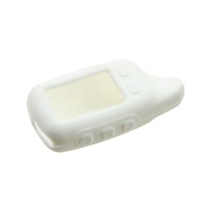 Чехол совместим с брелоком Tomahawk TW9010 силиконовый, белый