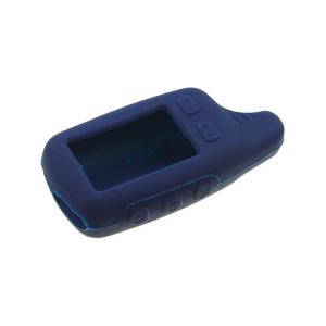 Чехол совместим с брелоком Tomahawk TW9010 силиконовый, синий