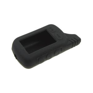 Чехол совместим с брелоком Tomahawk TZ9010 силиконовый, черный, var2