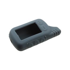 Чехол совместим с брелоком Tomahawk TZ9010 силиконовый, серый