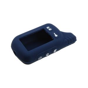 Чехол совместим с брелоком Tomahawk TZ9010 силиконовый, синий