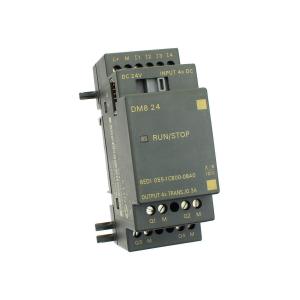 Цифровой модуль расширения Logo! DM8 24, Uпит=24VDC, для ввода-вывода дискретных сигналов, 4 входа, 4 транзисторных выхода