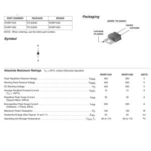 Диод RHRP1560 15A