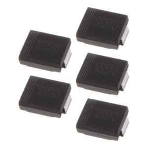 Диод Шоттки SMD 5А 100В SS510 SMC Hottech (упаковка 5шт)
