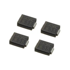Диод Шоттки SMD 5А 60В SK56C SMC, DO-214AB (упаковка 4шт)