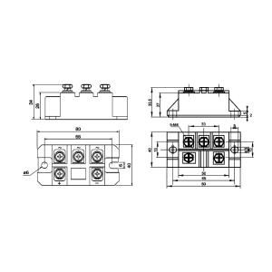 Диодный мост MDS 100A 1600V JITAQD