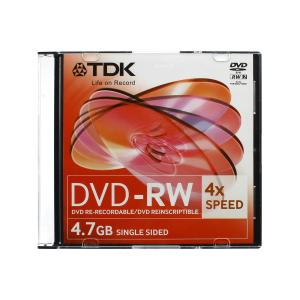 Диск TDK DVD-RW 4x Slim 4.7Gb 
