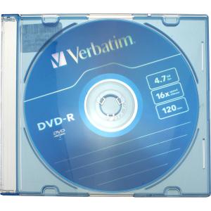 Диск VERBATIM DVD-R 16x 4.7Gb Slim Colour 