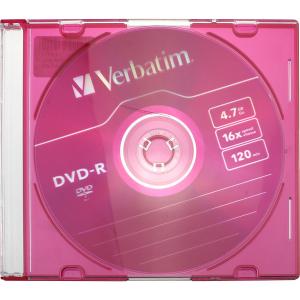 Диск VERBATIM DVD-R 16x 4.7Gb Slim Colour 